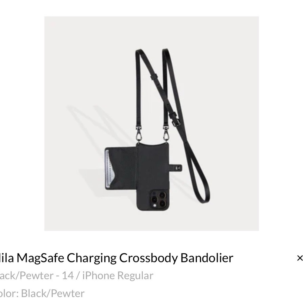 Bandolier Black/Pewter Phone Case-iPhone 14